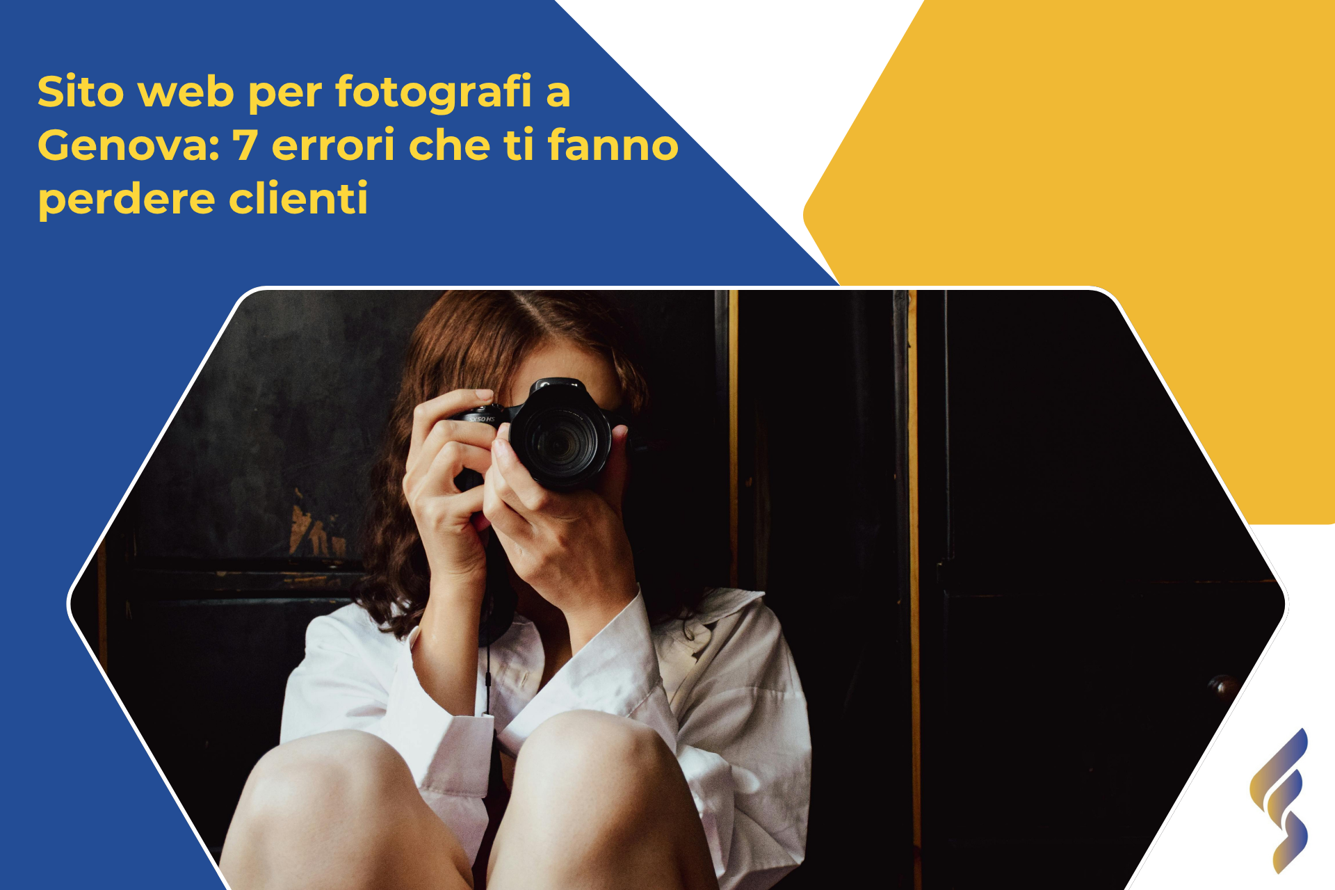Sito web per fotografi a Genova: 7 errori che ti fanno perdere clienti ogni giorno.